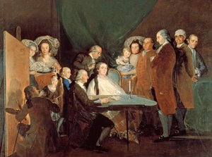 Familien til spedbarnet Don Luis de Borbon, 1783-84